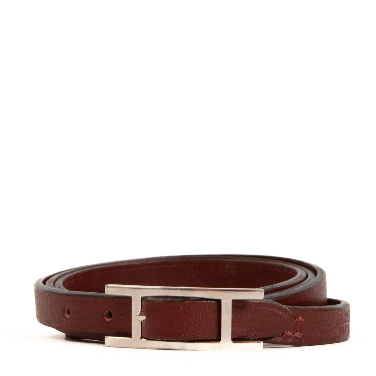 Hermès Rouge H Hapi 3 Bracelet