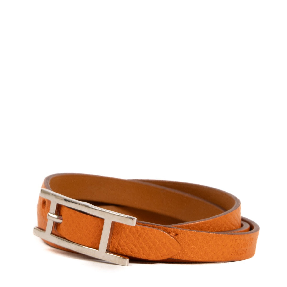 Hermès Orange Hapi 3 Bracelet