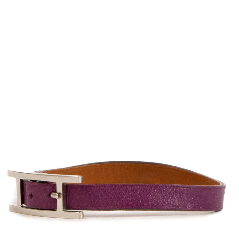 Buy an authentic Hermès Purple Hapi Bracelet on LabelLov.com