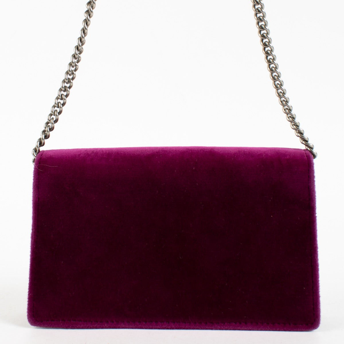 Authentic Second Hand Gucci Purple Velvet Crystal Mini Dionysus Bag on Labellov.com