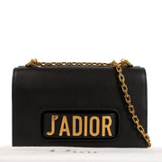 Shop safe online at Labellov in Antwerp, Brussels and Knokke this 100% authentic second hand Christian Dior Black Leather J'adior Shoulder Bag