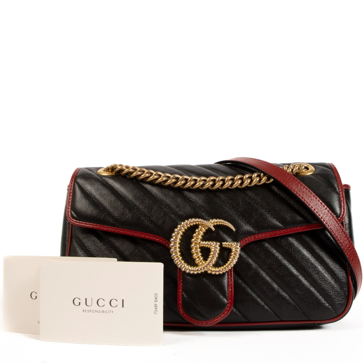 Gucci GG Marmont Small Black Crossbody Bag