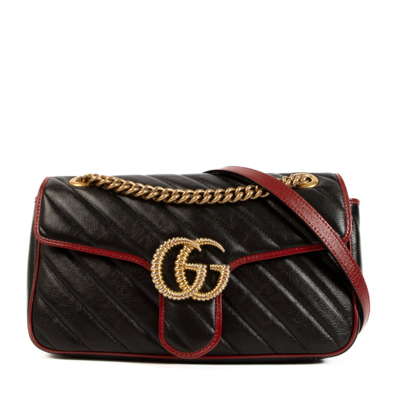 Gucci GG Marmont Small Black Crossbody Bag