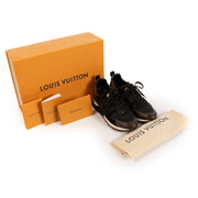 Louis Vuitton, Louis Vuitton trainers, Louis Vuitton monogram, Run away, Preloved, Designer, Fashion, Black, Sneakers, Labellov, Antwerp