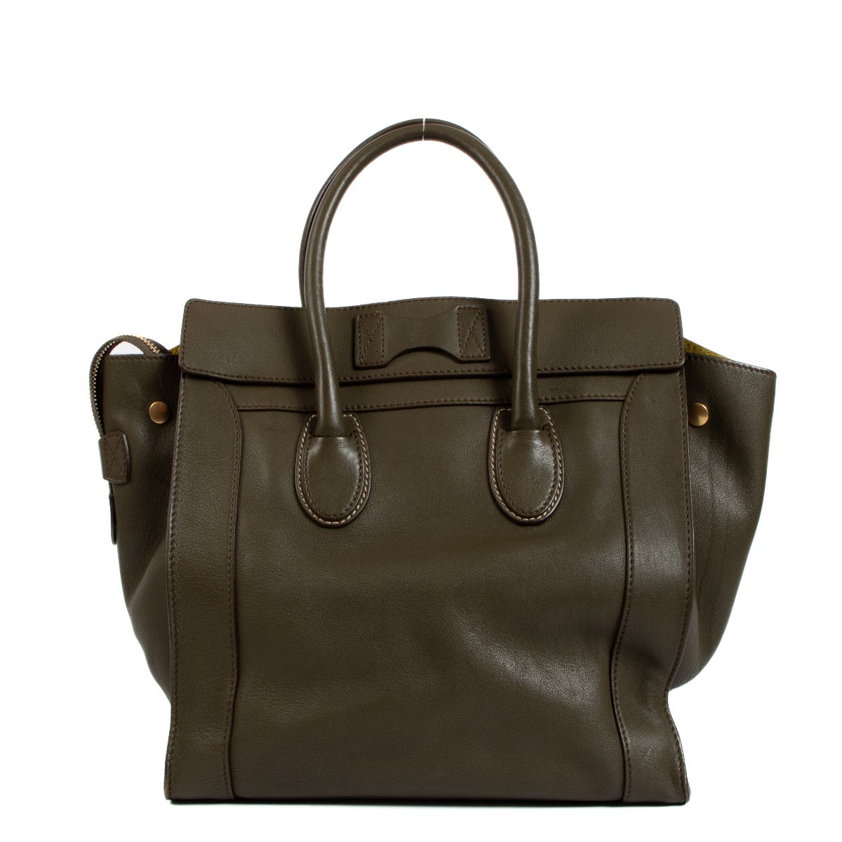Shop second hand Celine Kaki Medium Envelope Luggage Bag Bag at Labellov