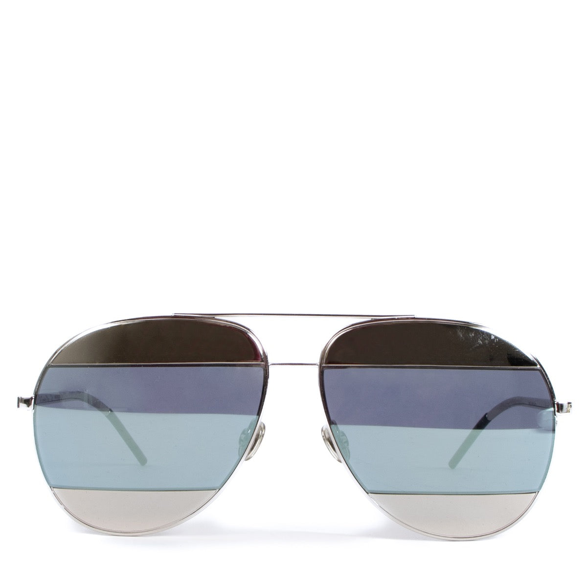 Buy an authentic Christian Dior DiorSplit1 Silver Sunglasses Bag on LabelLov.com