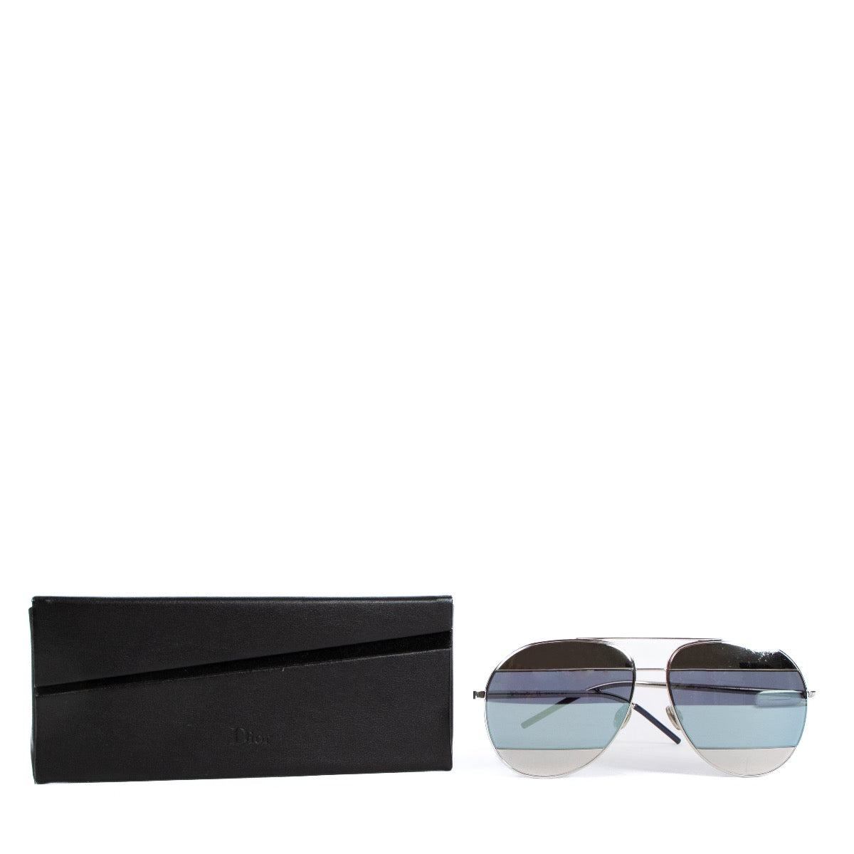 Buy an authentic Christian Dior DiorSplit1 Silver Sunglasses Bag on LabelLov.com