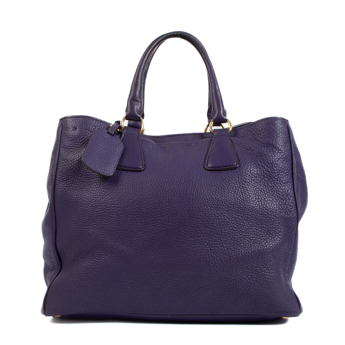 Buy an authentic Prada Vitello Daino purple Tote Bag on LabelLov.com