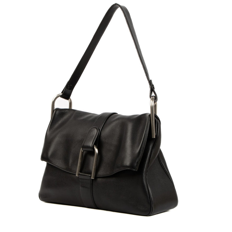 Delvaux Black Givry MM Shoulder Bag