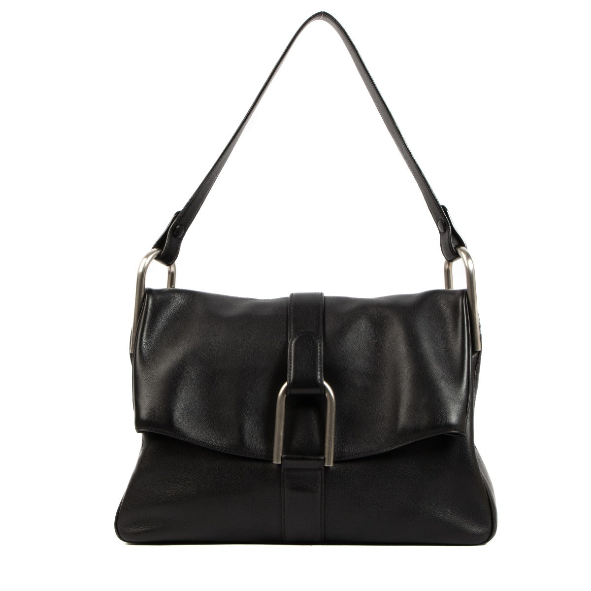 Delvaux Black Givry MM Shoulder Bag