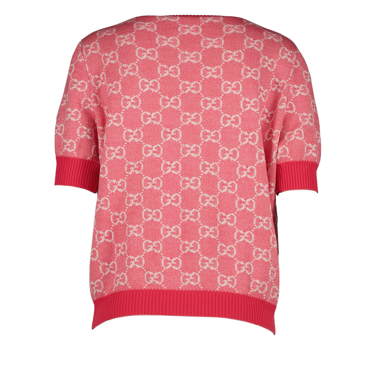 Gucci Roze GG Jacquard Gebreide Top - maat L