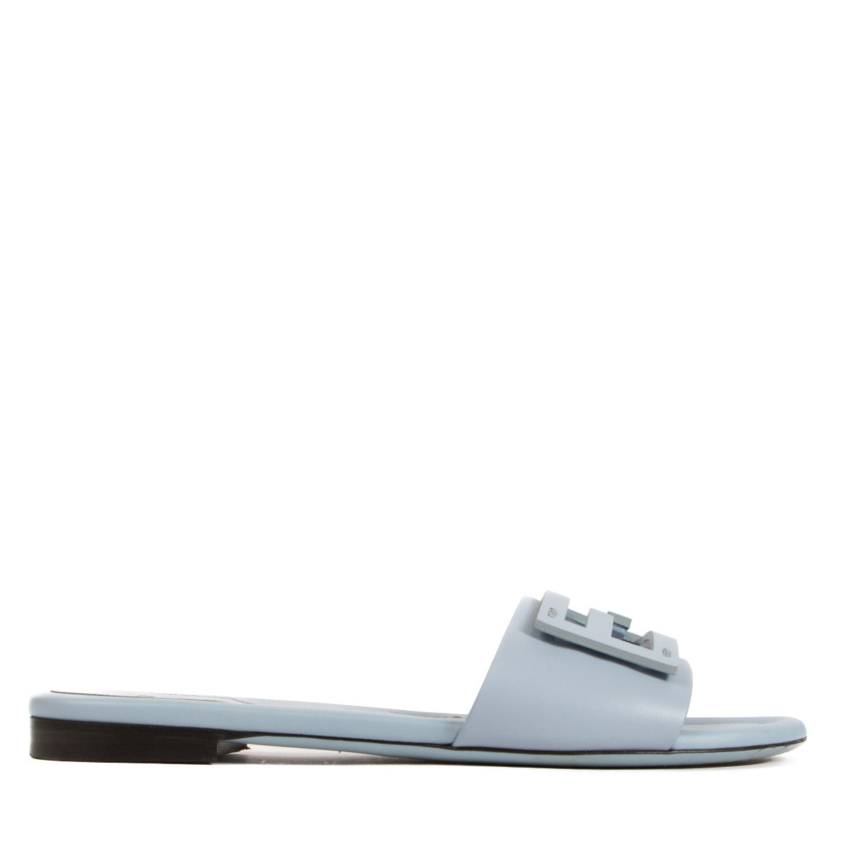 Fendi Baby Blue Signature Sandals - size 38