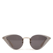 Shop safe online at Labellov in Antwerp, Brussels and Knokke these 100% authentic second hand Gucci Black Diamond Cat Eye Hollywood Forever Sunglasses