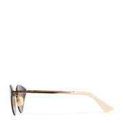 Shop safe online at Labellov in Antwerp, Brussels and Knokke these 100% authentic second hand Gucci Black Diamond Cat Eye Hollywood Forever Sunglasses