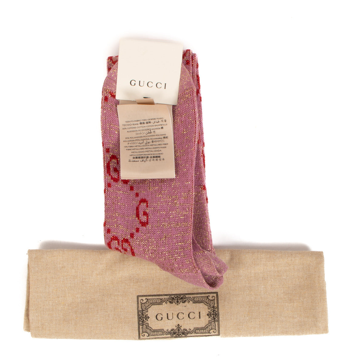 Gucci Pink Socks