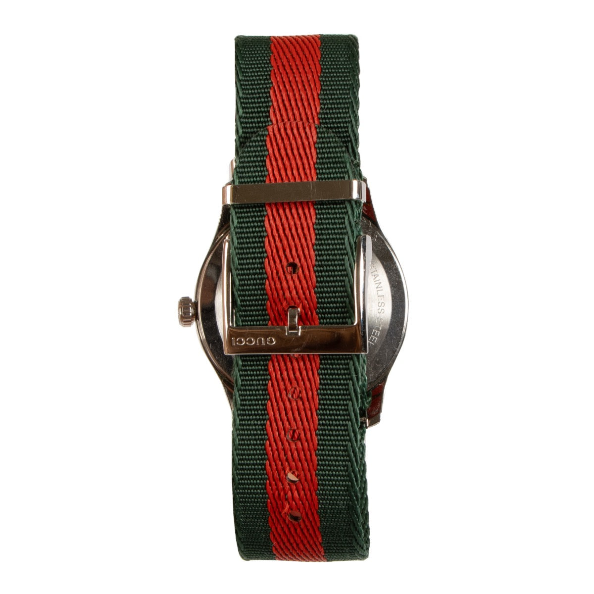 Shop safe online at Labellov in Antwerp, Brussels and Knokke this 100% authentic second hand Gucci Web G-Timeless Watch