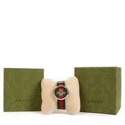 Shop safe online at Labellov in Antwerp, Brussels and Knokke this 100% authentic second hand Gucci Web G-Timeless Watch