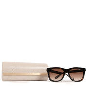 Shop safe online at Labellov in Antwerp, Brussels and Knokke these 100% authentic second hand Jimmy Choo Brown Tortoise Acetate Sunglasses