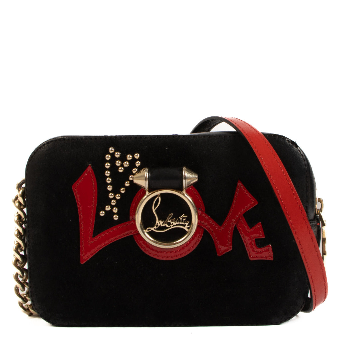 Christian Louboutin Black Rubylou Love Crossbody