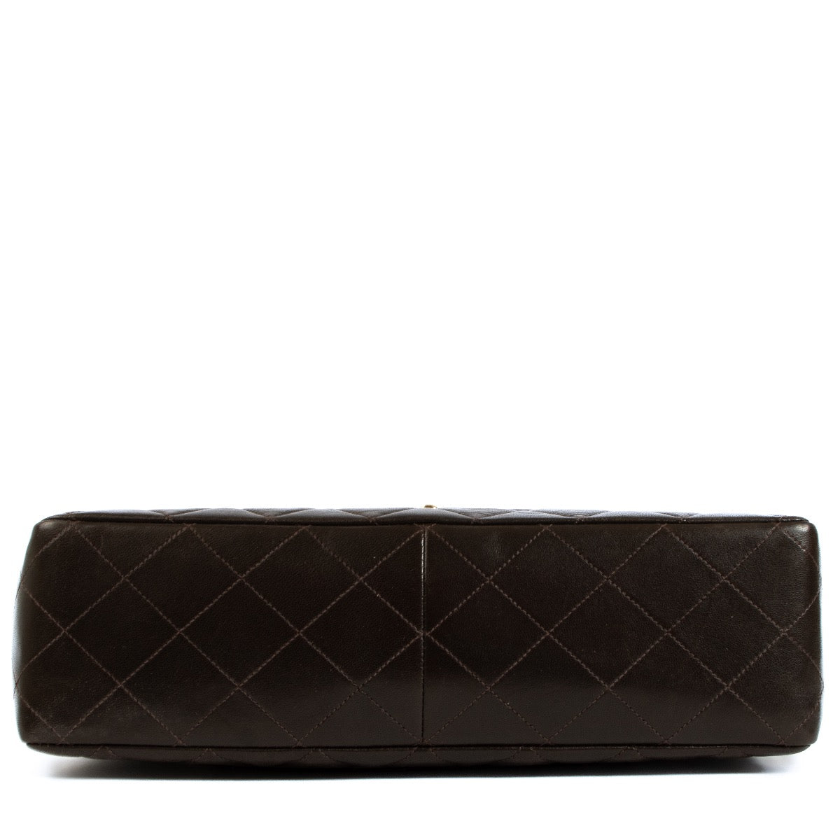 Chanel Brown Quilted Lambskin Large Classic Flap Bag