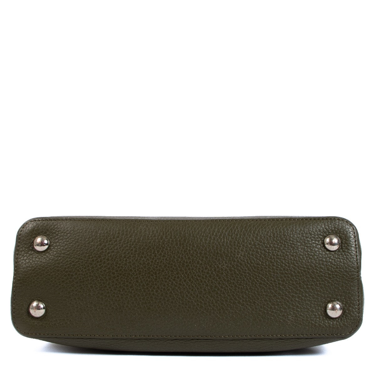 Shop an authentic preloved Louis Vuitton Emeraude Taurillon Leather Capucines MM Bag on Labellov.com