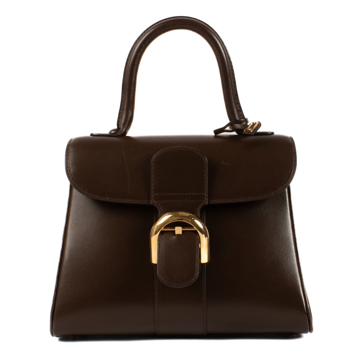 Delvaux Brown Box Brillant PM Bag