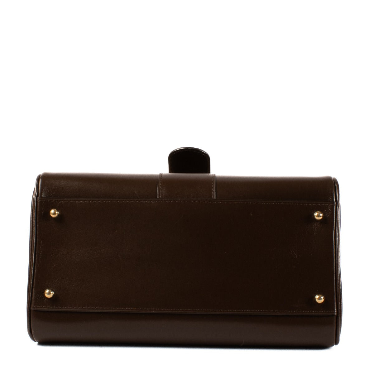 Sac Delvaux Brillant PM en veau Box marron + bandoulière