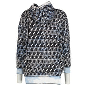 shop 100% authentic second hand Fendi Sky Blue Tie Dye FF Hoodie - Size XS on Labellov.com