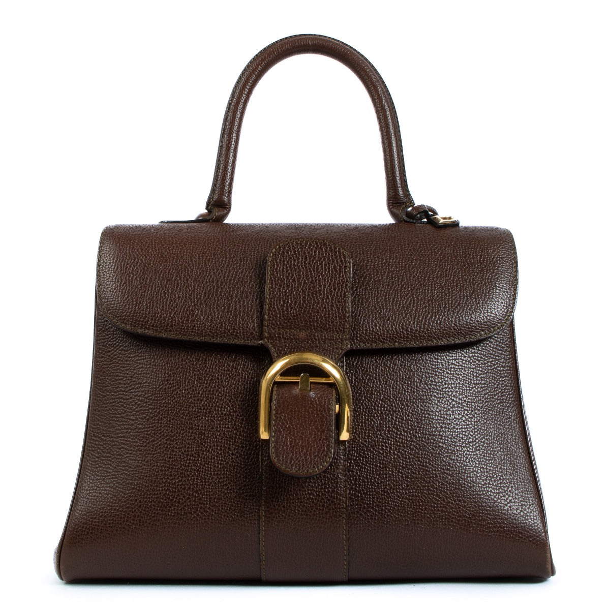 Delvaux Brillant MM Brown Leather