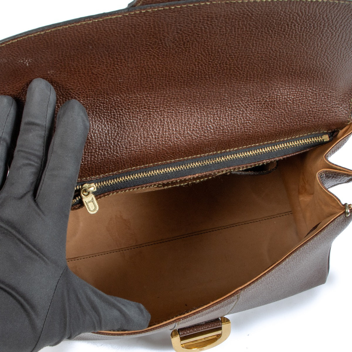 Delvaux Brillant MM Bruin Leer