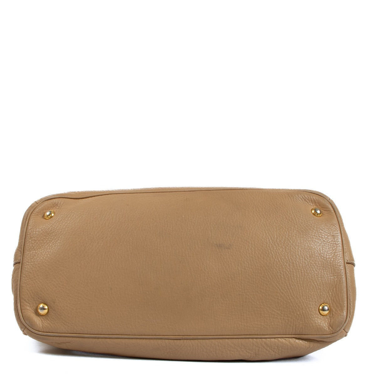 Prada Beige Vitello Daino Tote Bag