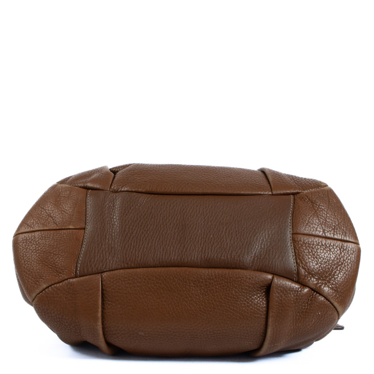 Prada Brown Vitello Daino Satchel Bag