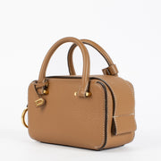 Delvaux Cool Box Nano bag in Vegetal Taurillon Soft leather with gold-tone hardware, available at Labellov.com