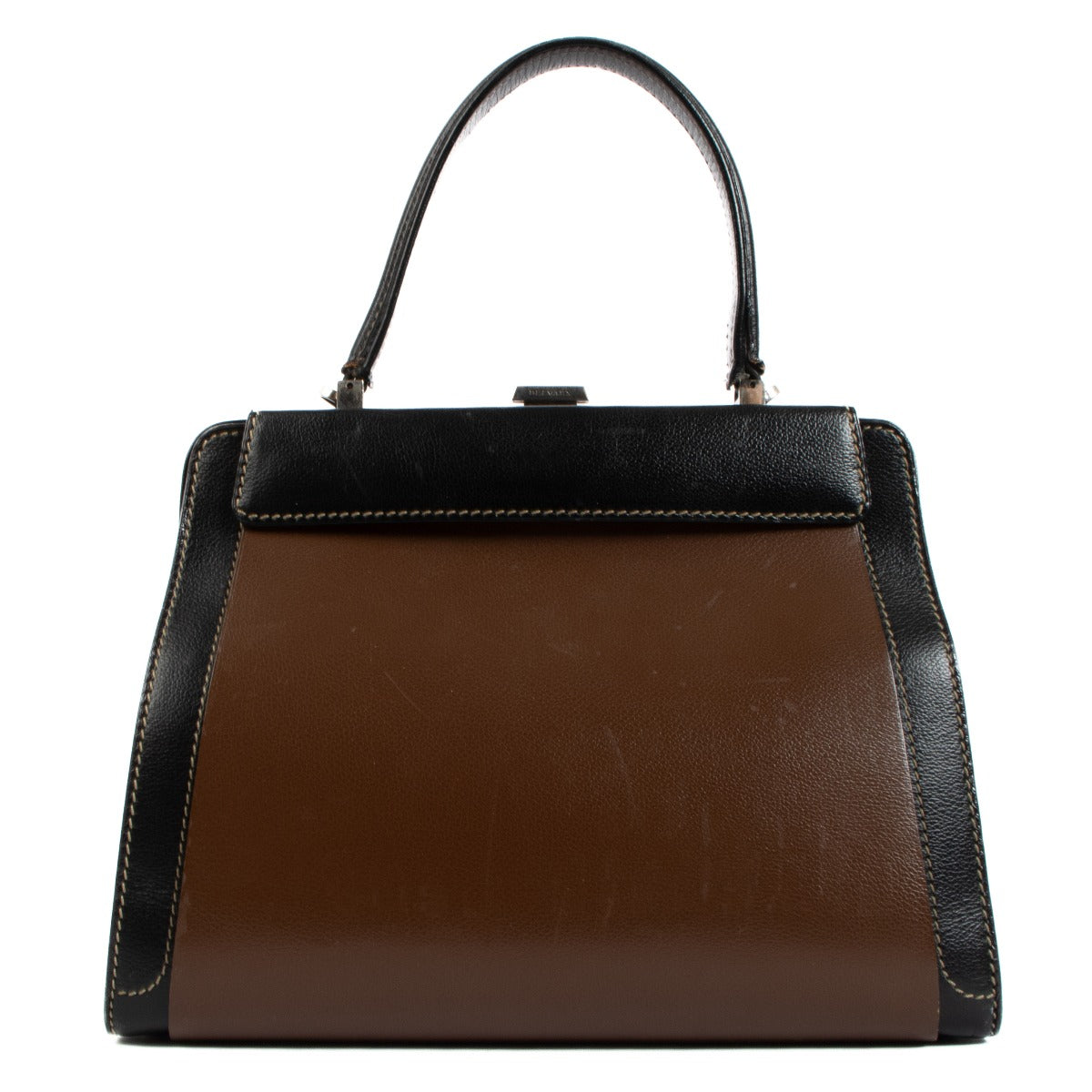 Delvaux Black Jumping Illusion Top Handle Bag