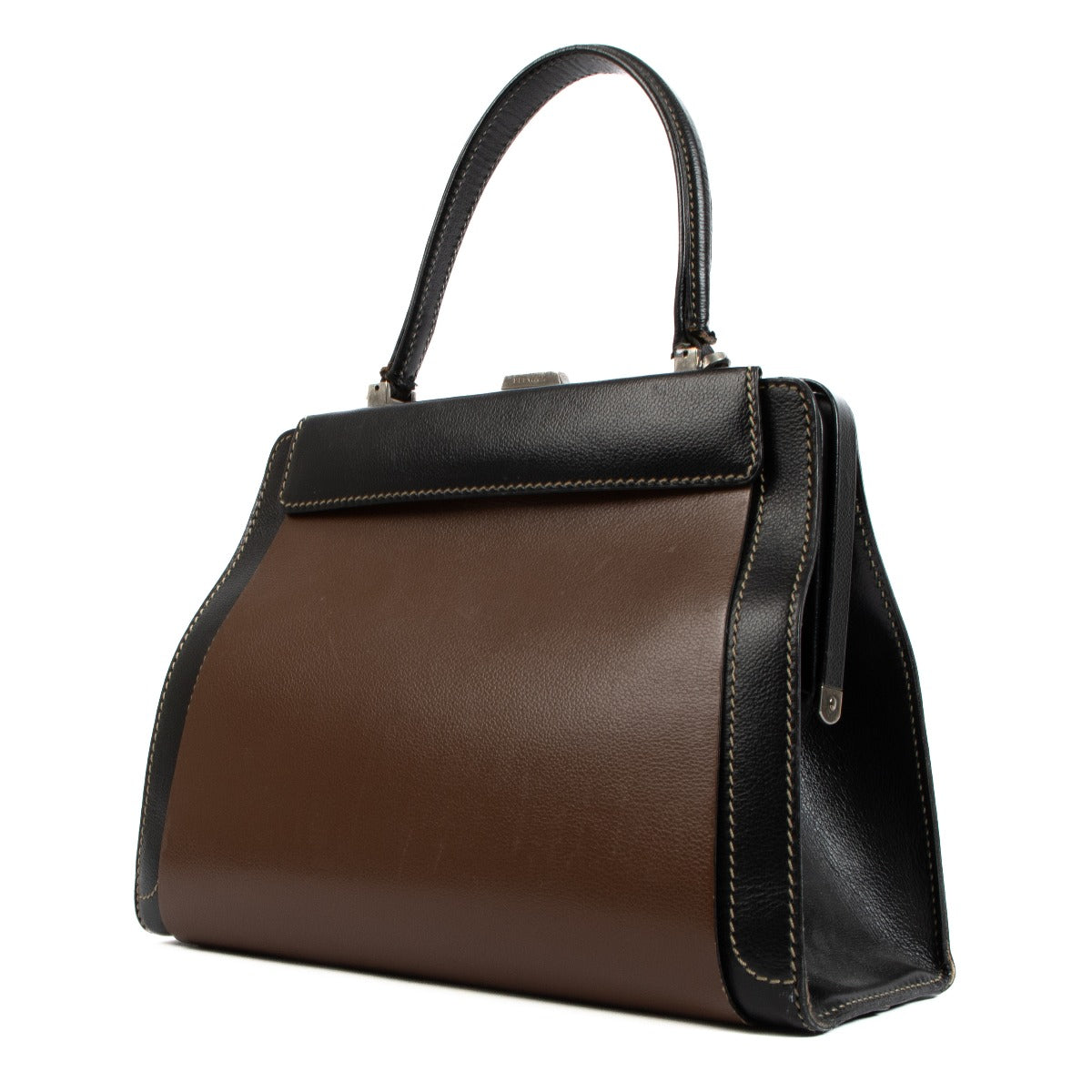Delvaux Zwart Jumping Illusion Handtas