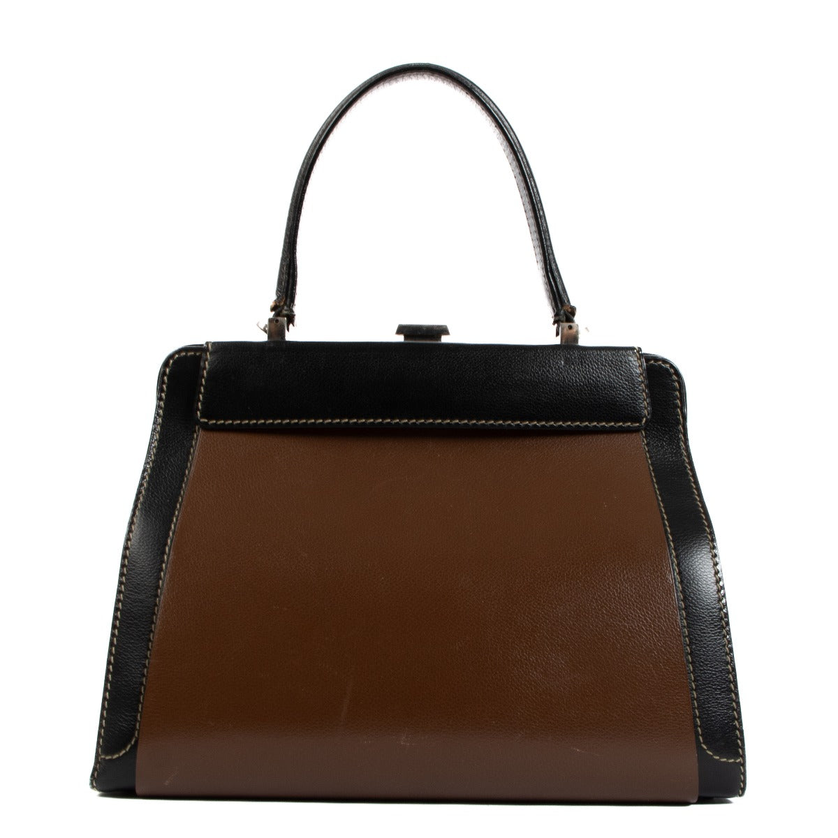 Delvaux Zwart Jumping Illusion Handtas
