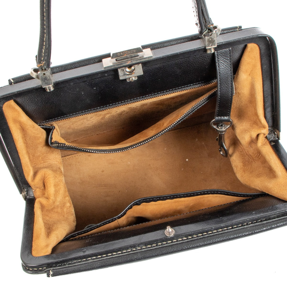 Delvaux Zwart Jumping Illusion Handtas