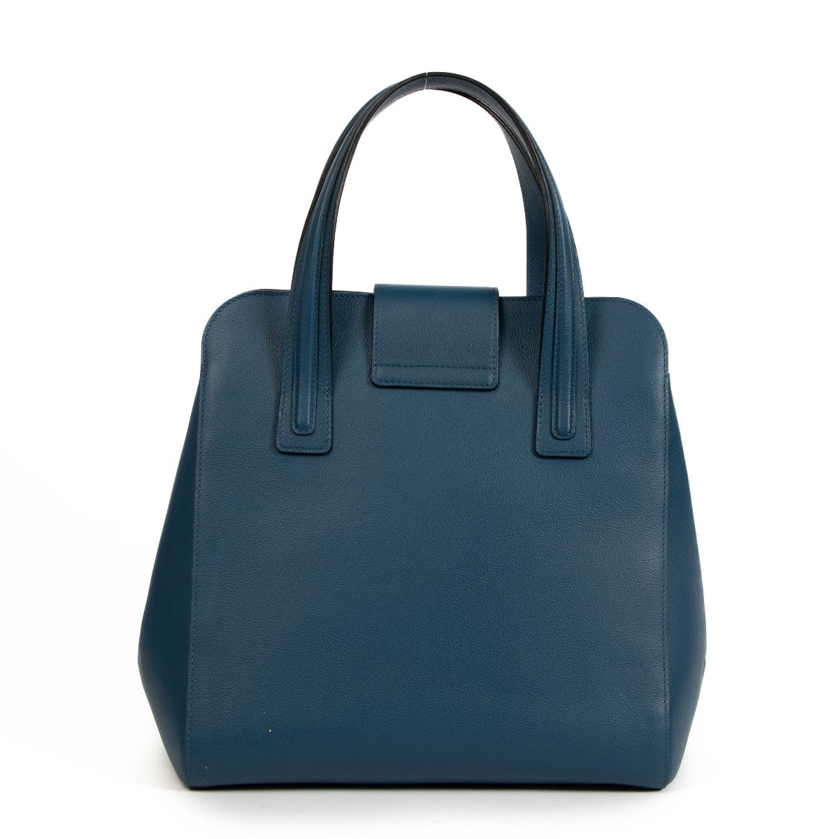 Delvaux Bleu de Prusse Cadence Simplissime N/S PM Tote Bag
