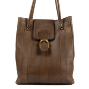 Delvaux Brown Leather Brillant Tote Bag