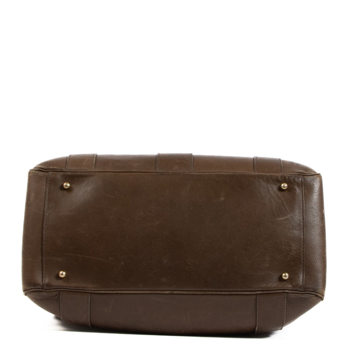 Delvaux Brown Leather Brillant Tote Bag