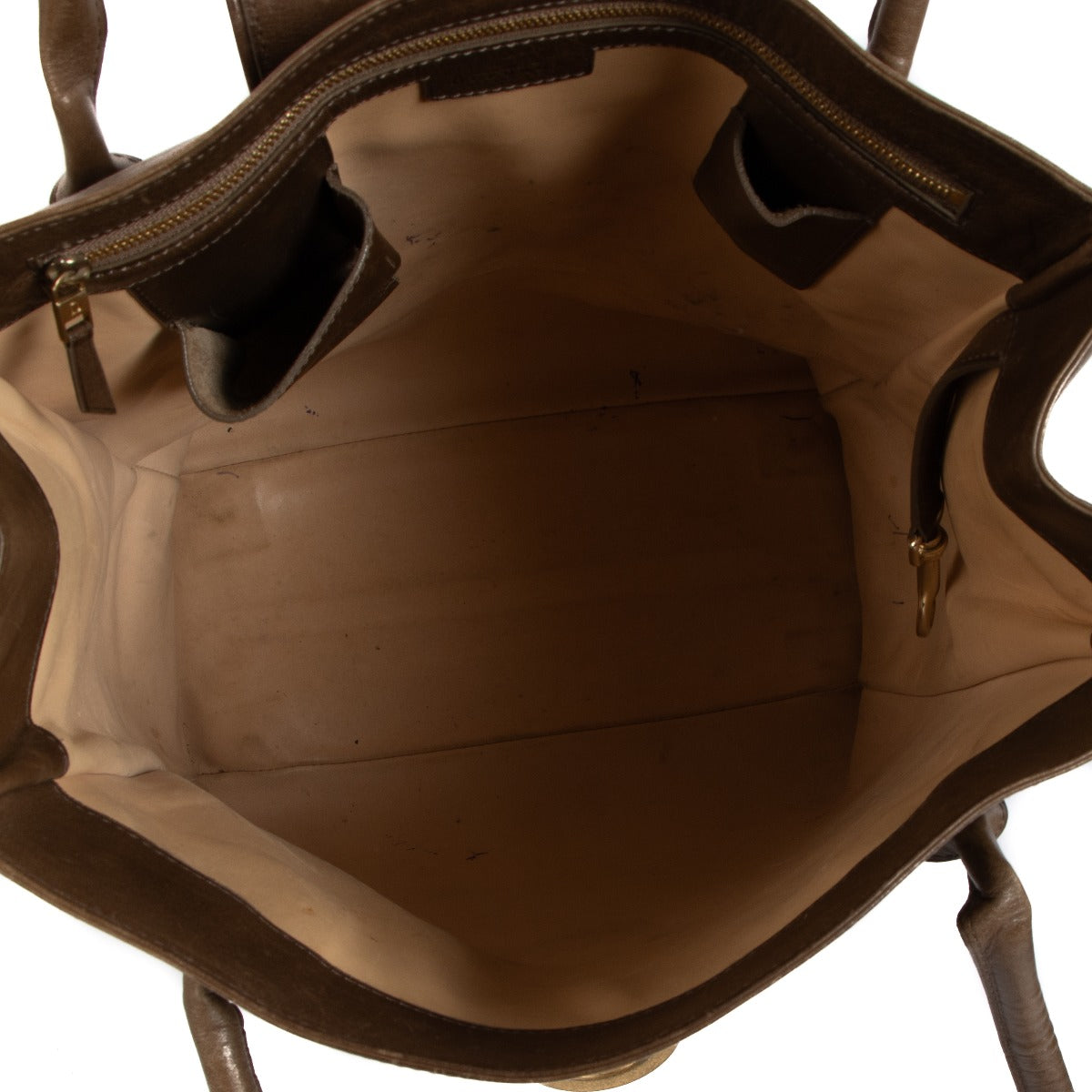 Delvaux Brown Leather Brillant Tote Bag
