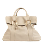 Delvaux Nude Polo Givry City Large Tote Bag