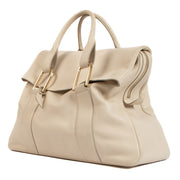 Delvaux Nude Polo Givry City Large Tote Bag