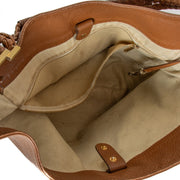 Shop safe online at Labellov at Labellov in Antwerp, Brussels and Knokke this 100% authentic second hand Delvaux Brown Leather Louise Tressé GM Shoulder Bag