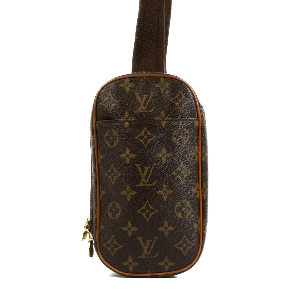 Shop safe online at Labellov in Antwerp, Brussels and Knokke this 100% authentic second hand Louis Vuitton Monogram Canvas Pochette Gange Crossbody Bag