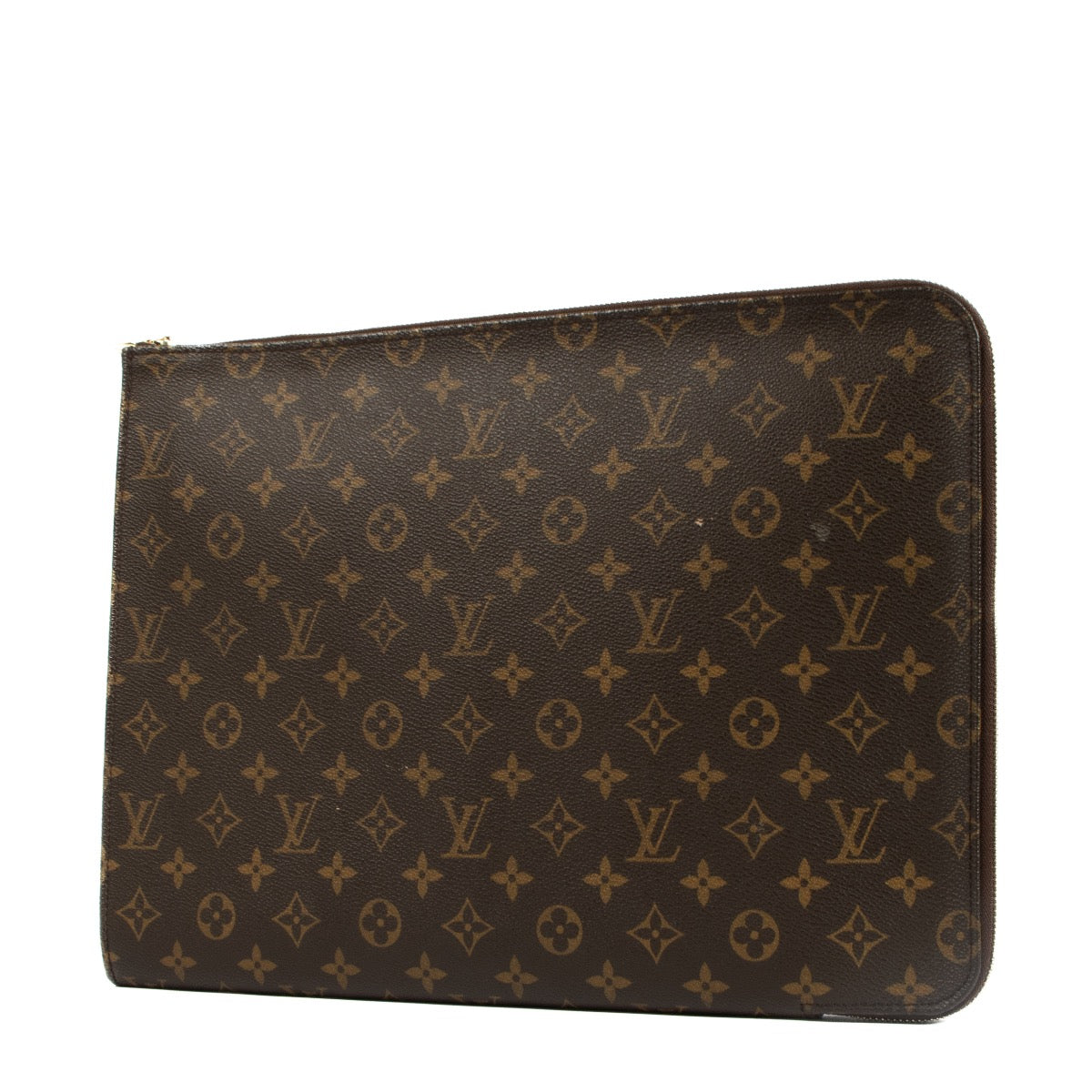 Shop safe online at Labellov in Antwerp, Brussels and Knokke this 100% authentic second hand Louis Vuitton Monogram Canvas Etui Voyager GM Laptop Case