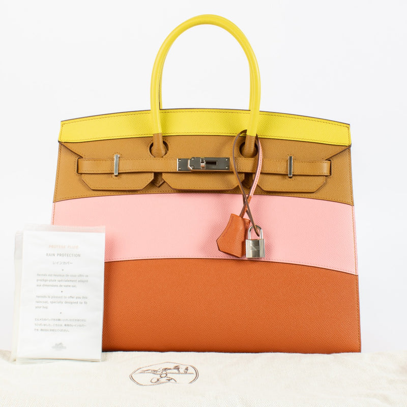 Hermès Birkin 35 Sunrise Rainbow Epsom PHW