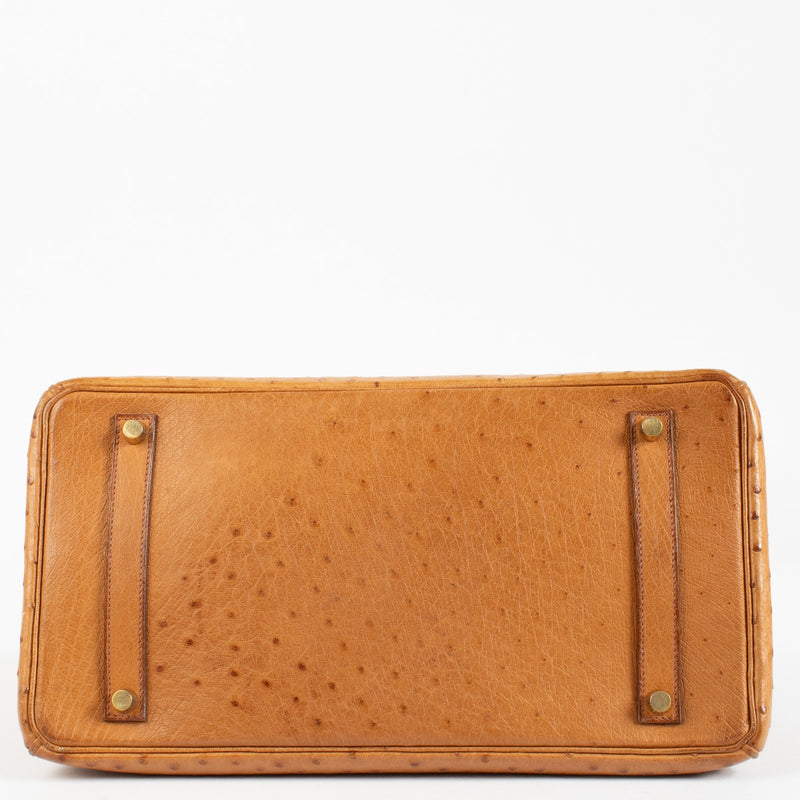 Hermès Birkin 35 Gold Ostrich GHW
