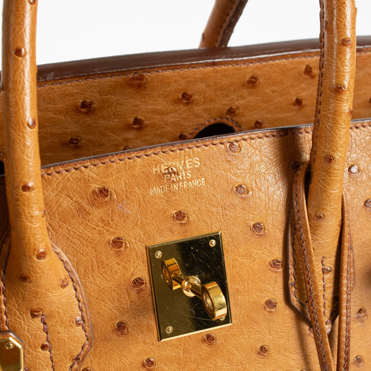 Hermès Birkin 35 Gold Ostrich GHW