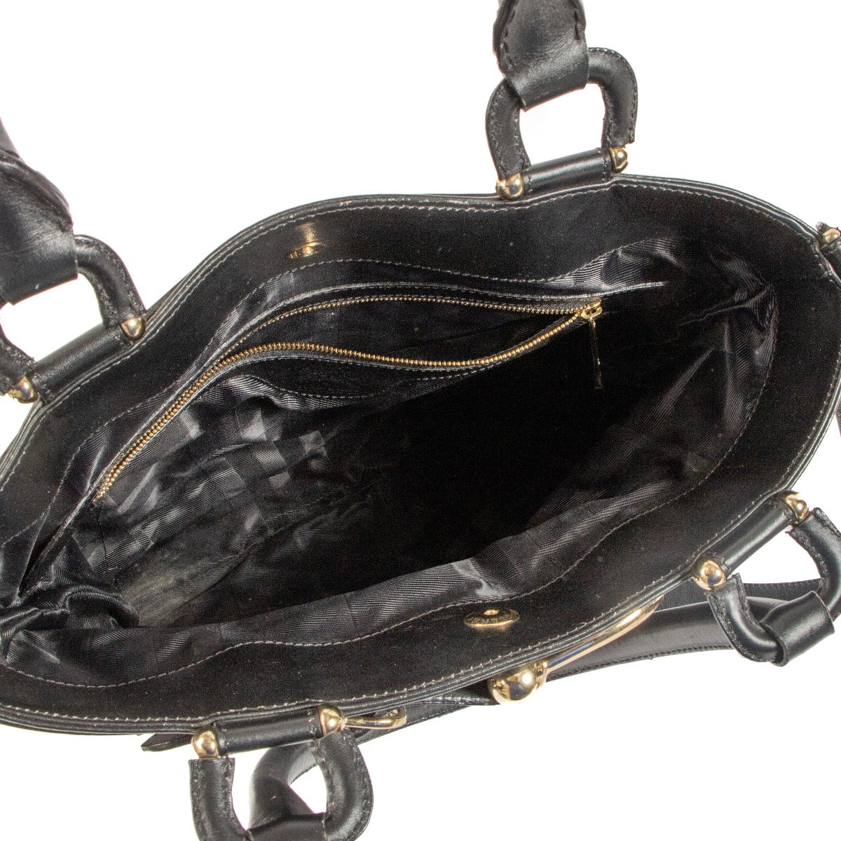 Sac fourre-tout Burberry en cuir matelassé noir